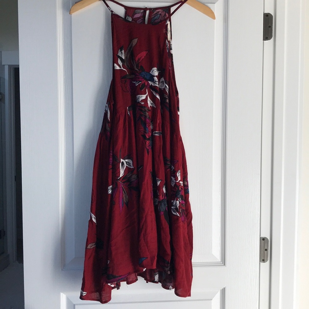 Boutique hi-lo floral dress